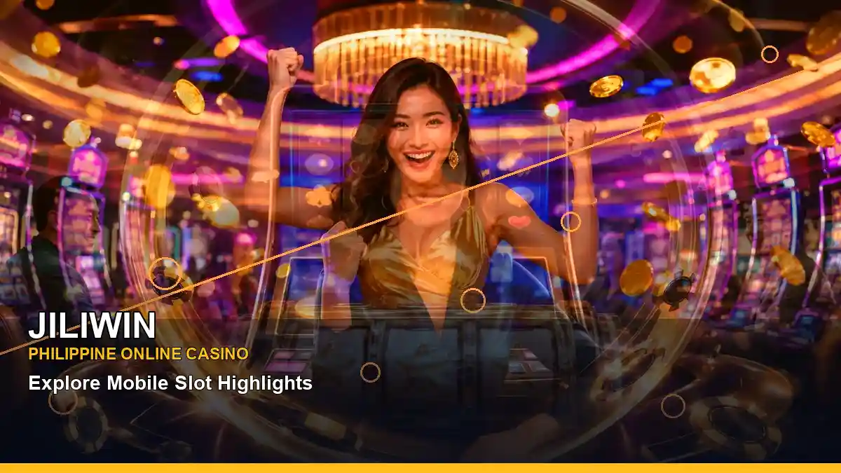 JILIWIN adventure online slot games featuring an adult Filipina casino host with a centered composition — view 2