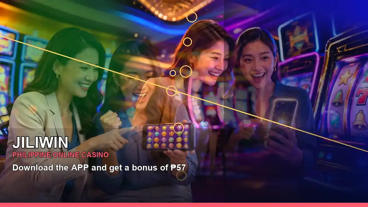 JILIWIN VIP casino rewards in a right-diagonal scene for the JILIWIN brand search, casino access, games, account help and