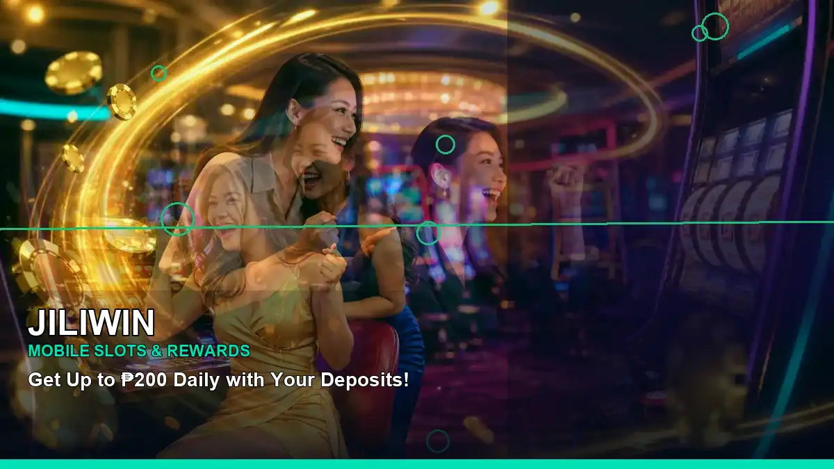 JILIWIN high-energy first casino deposit and wallet options in a right-diagonal layout for Philippine players